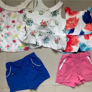 Janie and Jack Pink and Blue Girls Sets